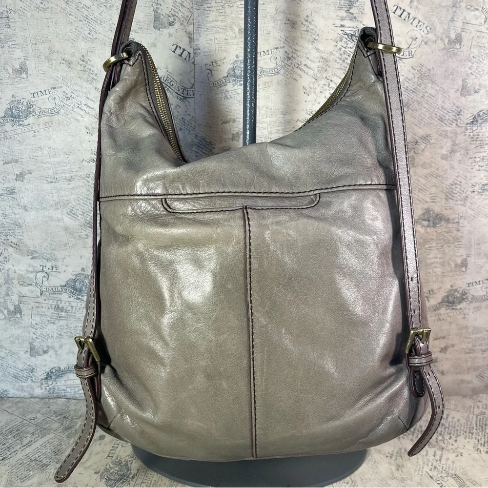 HOBO Merrin Convertible Leather Backpack Shoulder Bag Black Brown Everyday Purse